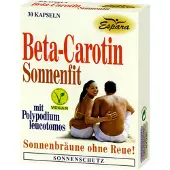 Espara GmbH Espara Beta-Carotin Sonnenfit avec fougère dorée en gélules pour un bronzage sans regrets, 30 gélules