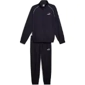Puma Hommes, Vestes de survêtement, Survêtement à rayures (XXL), Bleu, XXL