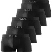 H.I.S. Boxers gris clair / noir