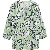 Tom Tailor 1045237 Long Sleeve Blouse Vert 36 Femme