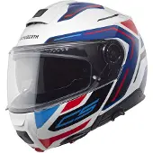 Schuberth C5 Omega Casque Modulable Blanc/Noir/Rouge/Bleu 63 unisex