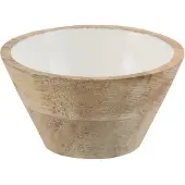Jline Bol bois de manguier blanc small - Set de 2