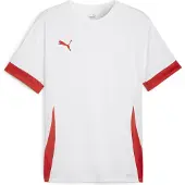 Puma T-Shirt fonctionnel 'TeamGoal Matchday' rouge / blanc
