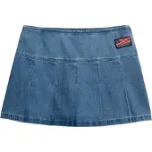 Superdry W7210349a Short Skirt Bleu M Femme