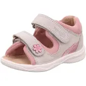 Superfit Sandales pour enfants Minilettes POLLY Gris Rose Daim Textile Taille : 20