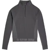 G-Star Haut Seamless Zip - Gris - Femmes