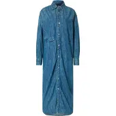 G-Star Robe-Chemise Long Tab - Bleu moyen - Femmes