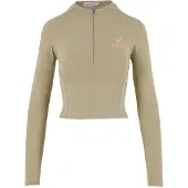 FELICIOUS T-shirt 'Racer' kaki / rose