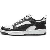 Puma Baskets basses 'Rebound V6' noir / blanc