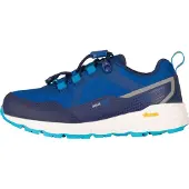 TROLLKIDS Baskets de randonnée Skarvan Hiker Low XT pour enfants, modèles pour garçons, chaussures basses, imperméables, couleur bleue, pour un usage quotidien