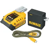 DeWalt DCB094K-QW Adaptateur De Charge USB XR Pour Batterie Li-ion 18 V