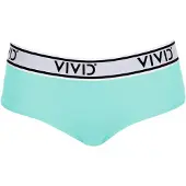 Vivid Bas de bikini aqua / gris clair / noir