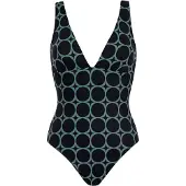 Vivid Maillot de bain bleu foncé / vert foncé