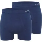 Sloggi Boxers 'GO' bleu foncé / gris