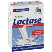 Avitale Lactase 28000 FCC comprimés en distributeur, 80 comprimés