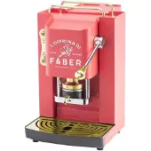 Faber Italia Machine à café à dosettes Pro Deluxe PROCHERRYBASOTT 44 mm Rouge