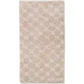 JOOP! Serviette de douche 'Cornflower' beige / camel