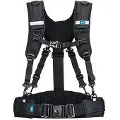 JJC GB-PRO1 (Ceinture ventrale, Sangle d'épaule), Sangle pour appareil photo, Noir