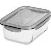 SmartaSaker 7705 Boîte fraîcheur en verre , 1,6 litre, grise