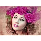 Bluebird Puzzle Puzzle La femme à la rose - 500 Teile bunt