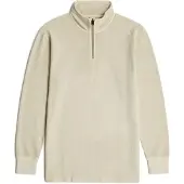 G-Star Overdyed Half Zip Tweeter Long Sleeve T-shirt Beige L Homme