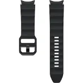 Samsung Rugged Sport Band 20mm M/L - black (20 mm, Fluoroélastomère), Sangles de montre, Noir