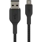 Belkin Câble USB-A vers Micro USB 1 m Nylon Noir