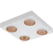 Eglo Plafonnier carré Ronzano blanc