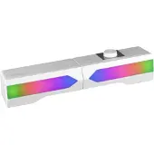Mars Gaming Hauts-parleurs - Bluetooth Sound Bar MSDUO/ 15W/ 2.0/ White