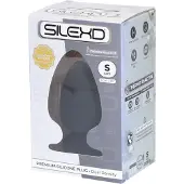 Silexd Plug Premium en Silicone Noir Small Modèle 1 (9 x 5,2 cm) 1 pc(s) Dilatateur Anal