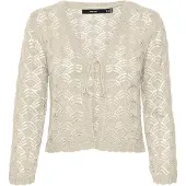 Vero Moda Newverena 3/4 Cardigan Beige XL Femme