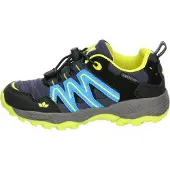 Lico Chaussures basses 'Leander' bleu marine / bleu clair / jaune fluo / noir
