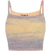 Mymo Tops en tricot 'Back To School' jaune / gris / vert