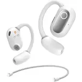 Baseus Casque audio ouvert Eli Fit, connectivité sans fil/musique, USB Type-C, Bluetooth, blanc