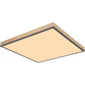 Globo Plafonnier LED en bois Doro 59x59cm