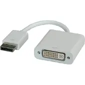 Roline DisplayPort-DVI Adapter 0,15 m Blanc