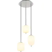 Globo Lighting Lampe à suspendre métal nickel mat, 3x E14