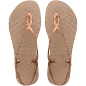 Havaianas Luna Femme - Tongues et Sandales, Or - Taille 39/40 - Plastique