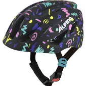 Alpina PICO casque vélo enfant noir, vert fluo, blanc