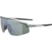 Alpina Unisexe, Lunettes de sport, Turbo Pro Q-Lite (Gris foncé transparent, Silver), Gris