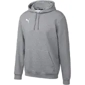 Puma Sweat de sport 'Team Goal' gris chiné / blanc
