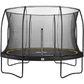 Salta Comfort Edition - Ø 251cm - Rond Noir - Filet de Sécurité