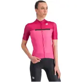 Sportful Pista Short Sleeve Jersey Rose S Femme