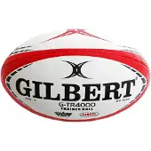 Gilbert Ballon d'entra?nement de rugby G-TR4000 - Rouge (3)