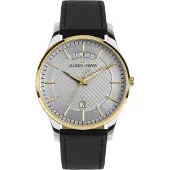 Jacques Lemans Montre dateur London Silver - Black