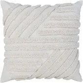 House Nordic Coussin Albany White - 45x45 cm Polyester/Coton