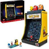 LEGO Icons Pac-Man Slot Machine, Jeu de construction pour les adultes fans de jeux d'arcade en style rétro, avec les personnages du jeu, Cadeau pour lui, Pour homme et femme, 10323