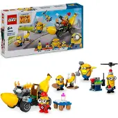LEGO Les Minions et la voiture-banane - Moi, Moche 4 (75580) - Jeu de construction 136 pièces, 6 ans et +
