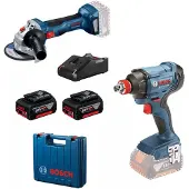 Bosch .set 18V Gdx 180-Li + Gws 180 2X4,0Ah ...