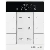 Busch-Jaeger BUSC Élément de commande, Thermostat, Blanc